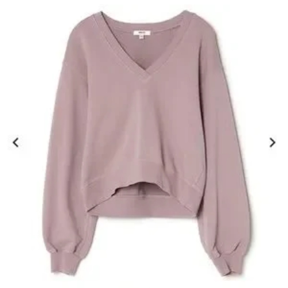 Mauve Women's V-Neck Sweater - Soft Purple
